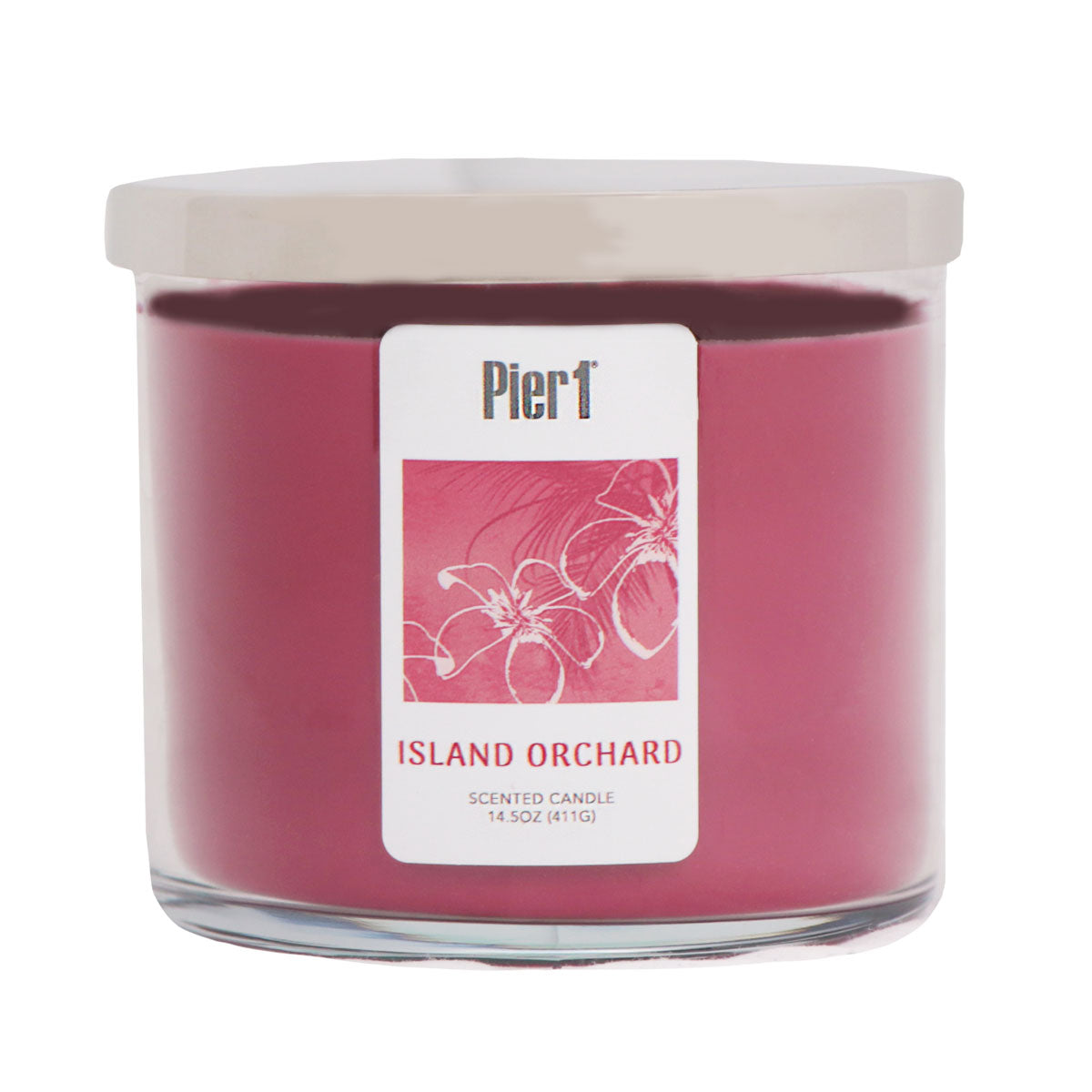 Pier 1 Island Orchard Filled 3-Wick Candle 14.5oz